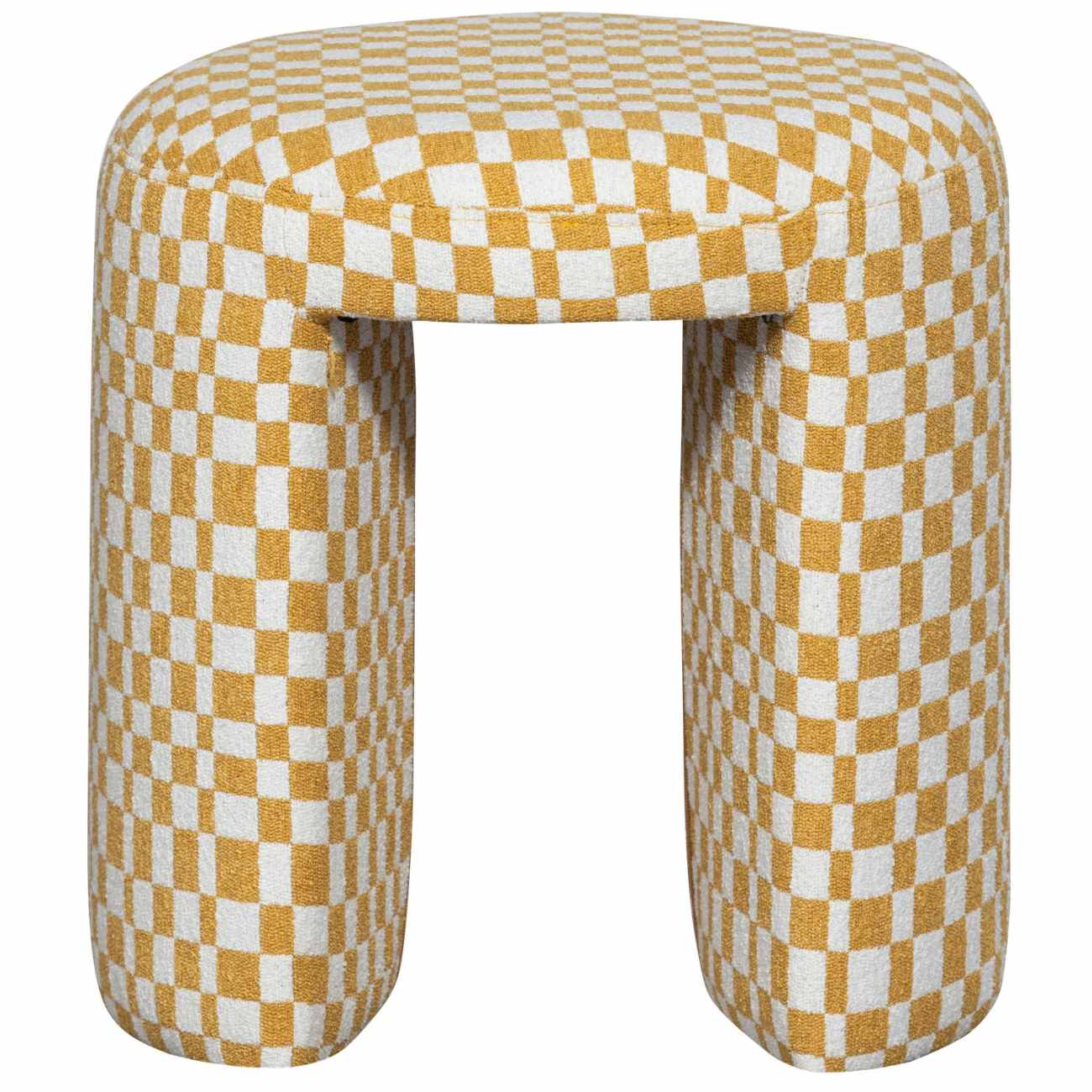 Hocker Charlie Karomuster, Gelb