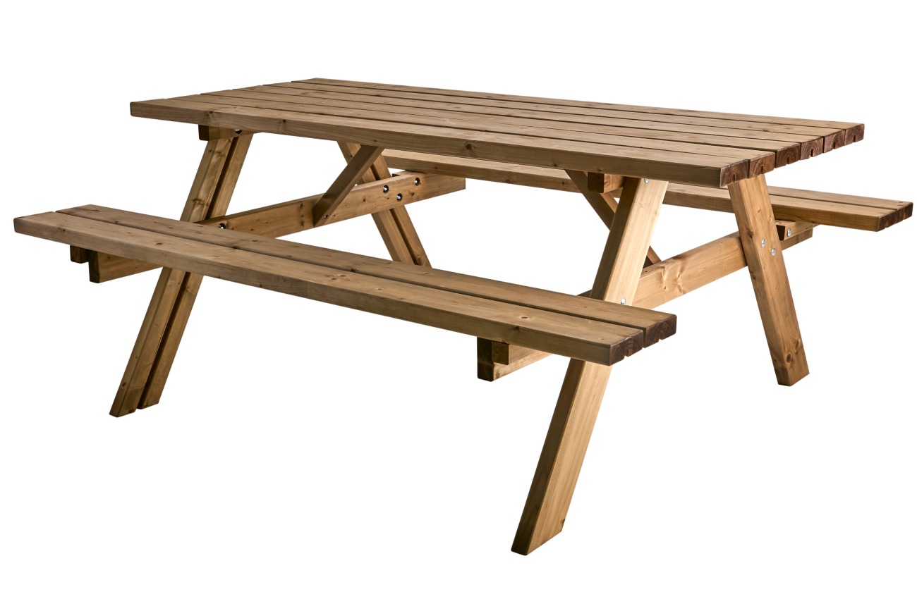 Picknicktisch Arvidsbo aus Kiefernholz, Natur