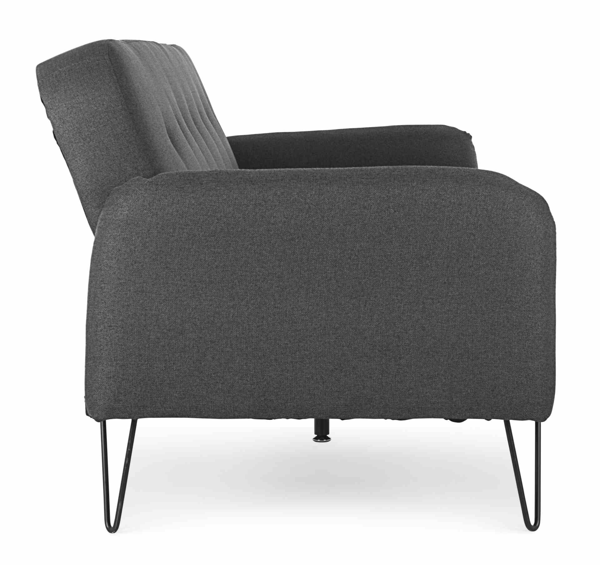 Schlafsofa Bridjet mit Stoff-Bezug, Schwarz