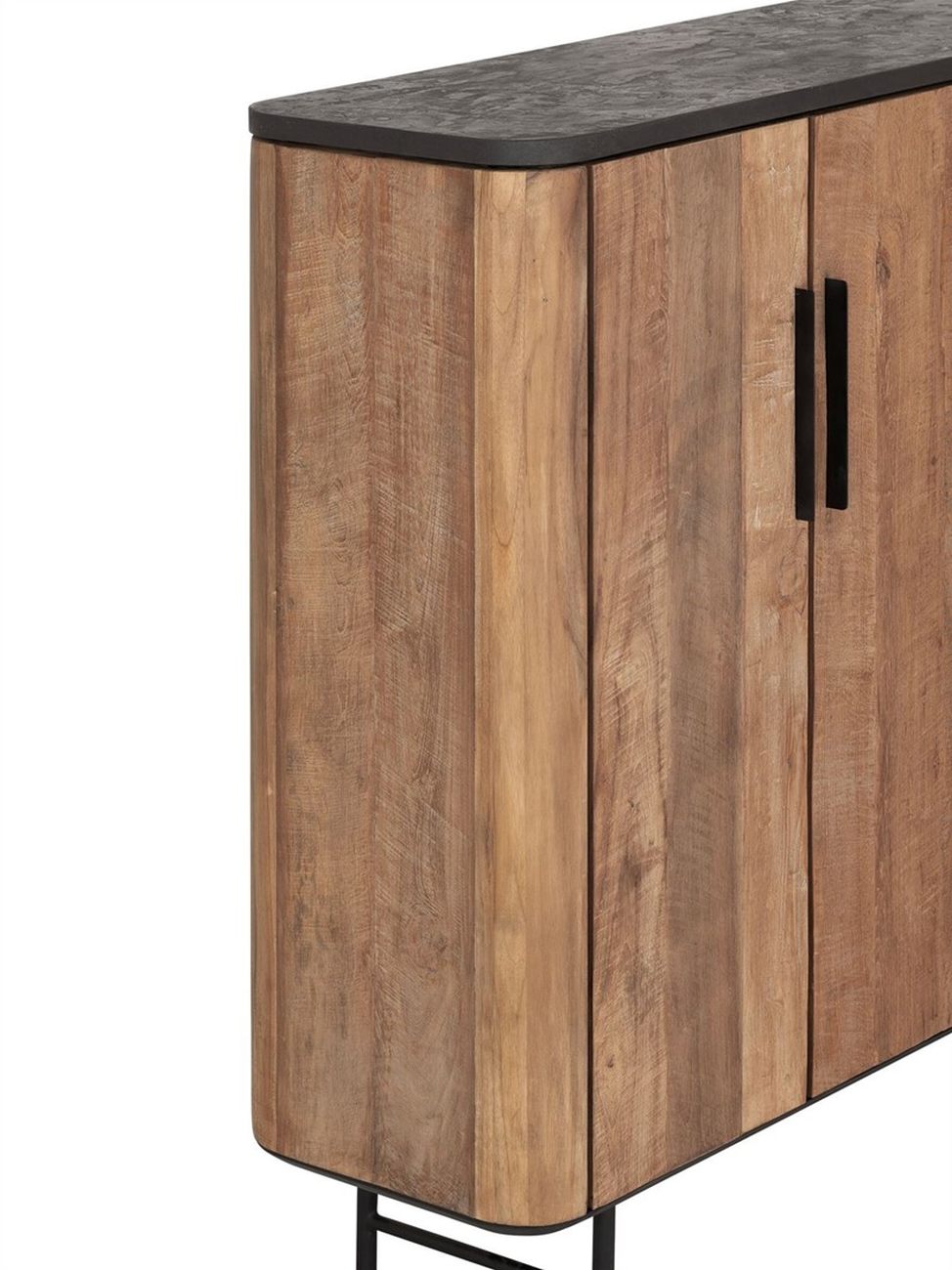 Highboard Soho aus recyceltem Teakholz, 120 cm