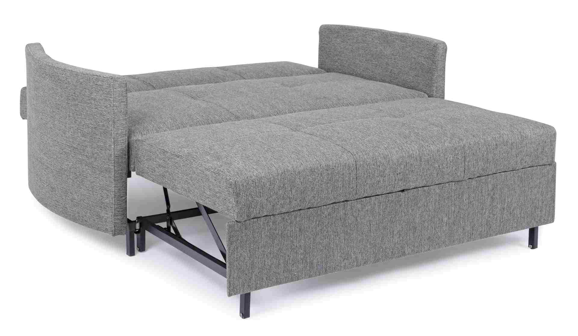 Schlafsofa Clayton mit Stoff-Bezug, Grau