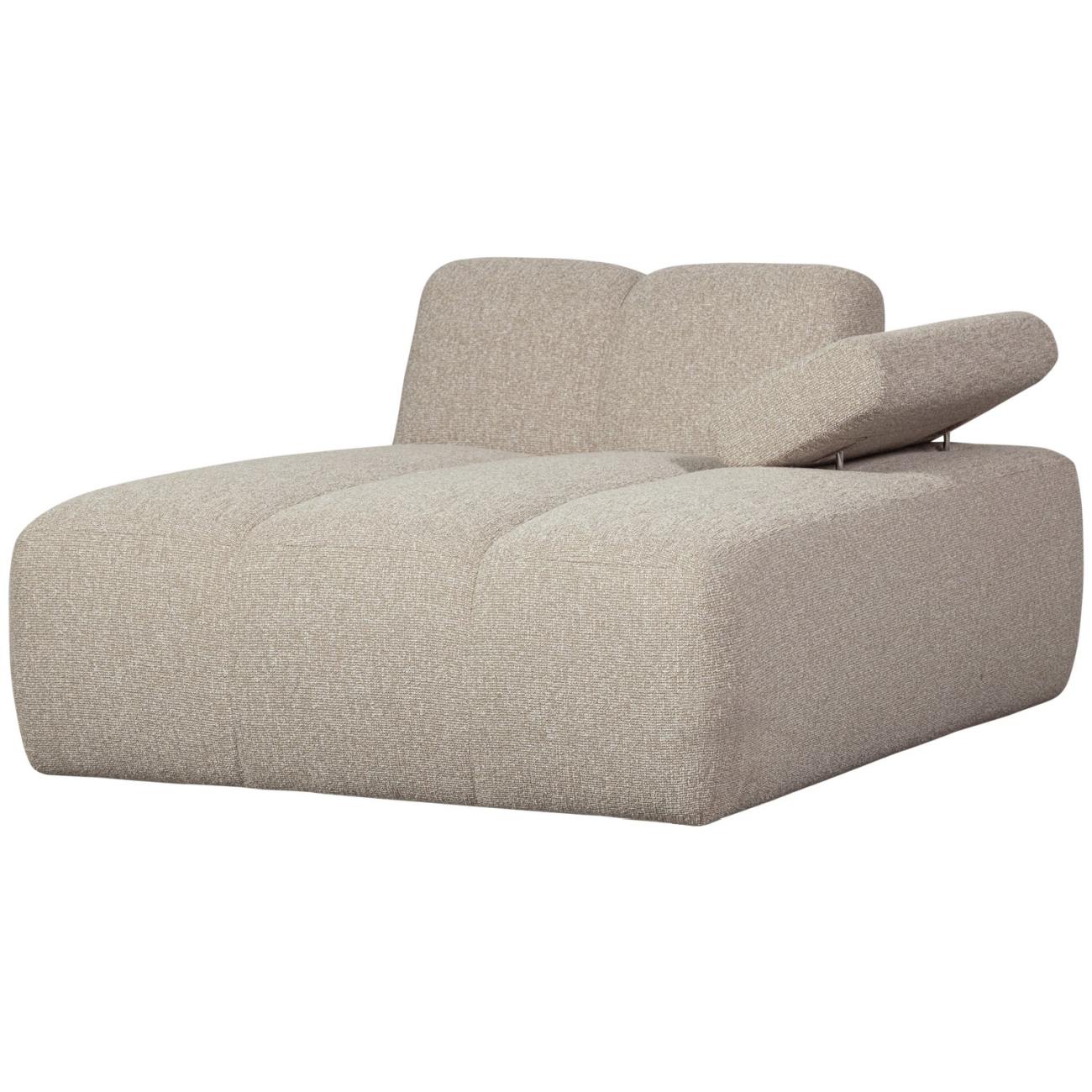 Modulsofa Mojo Boucle Chaiselongue-Rechts, Beige