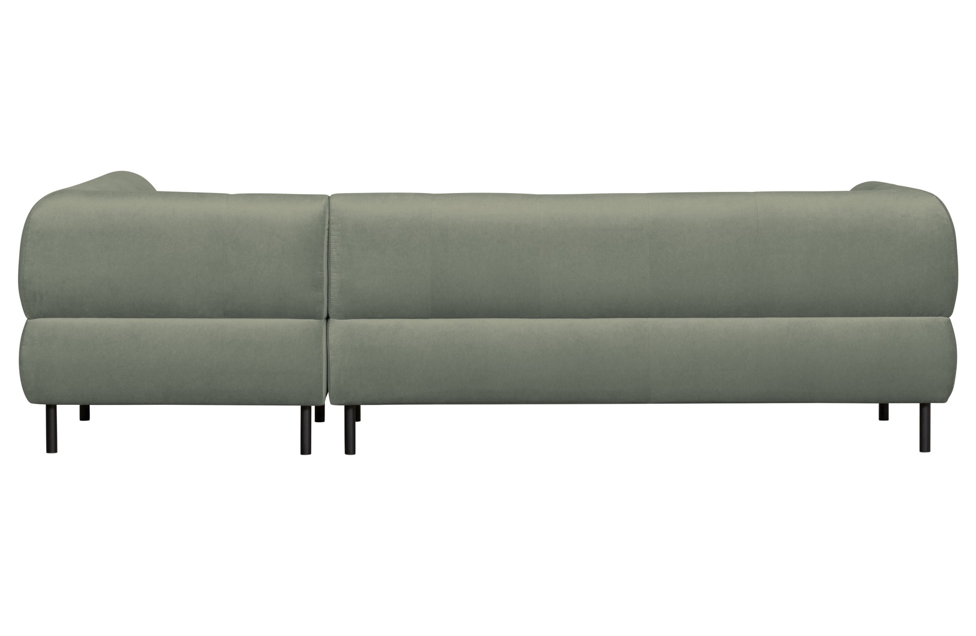 Ecksofa Lloyd mit Samtbezug, Rechts, Mint