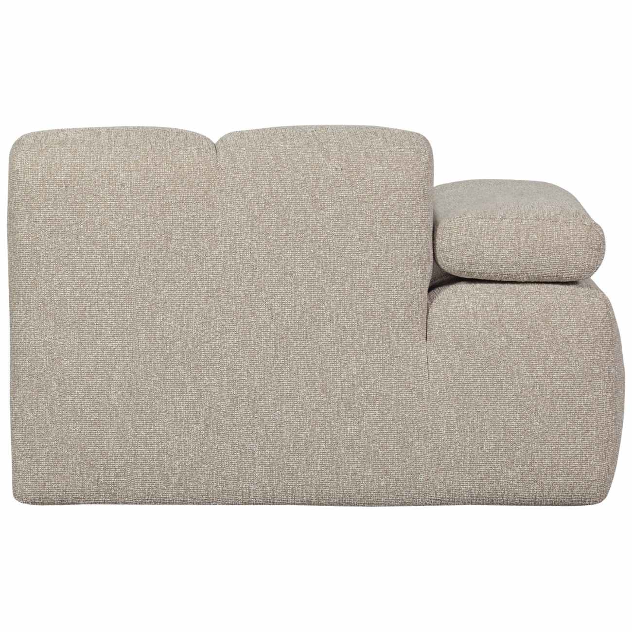 Modulsofa Mojo Boucle 1er Arm-Links, Beige