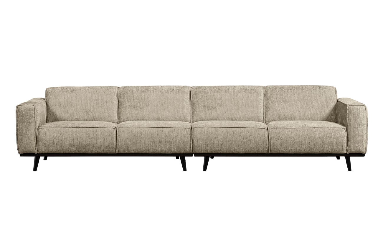 Sofa Statement aus Struktursamt 372 cm, Wheatfield