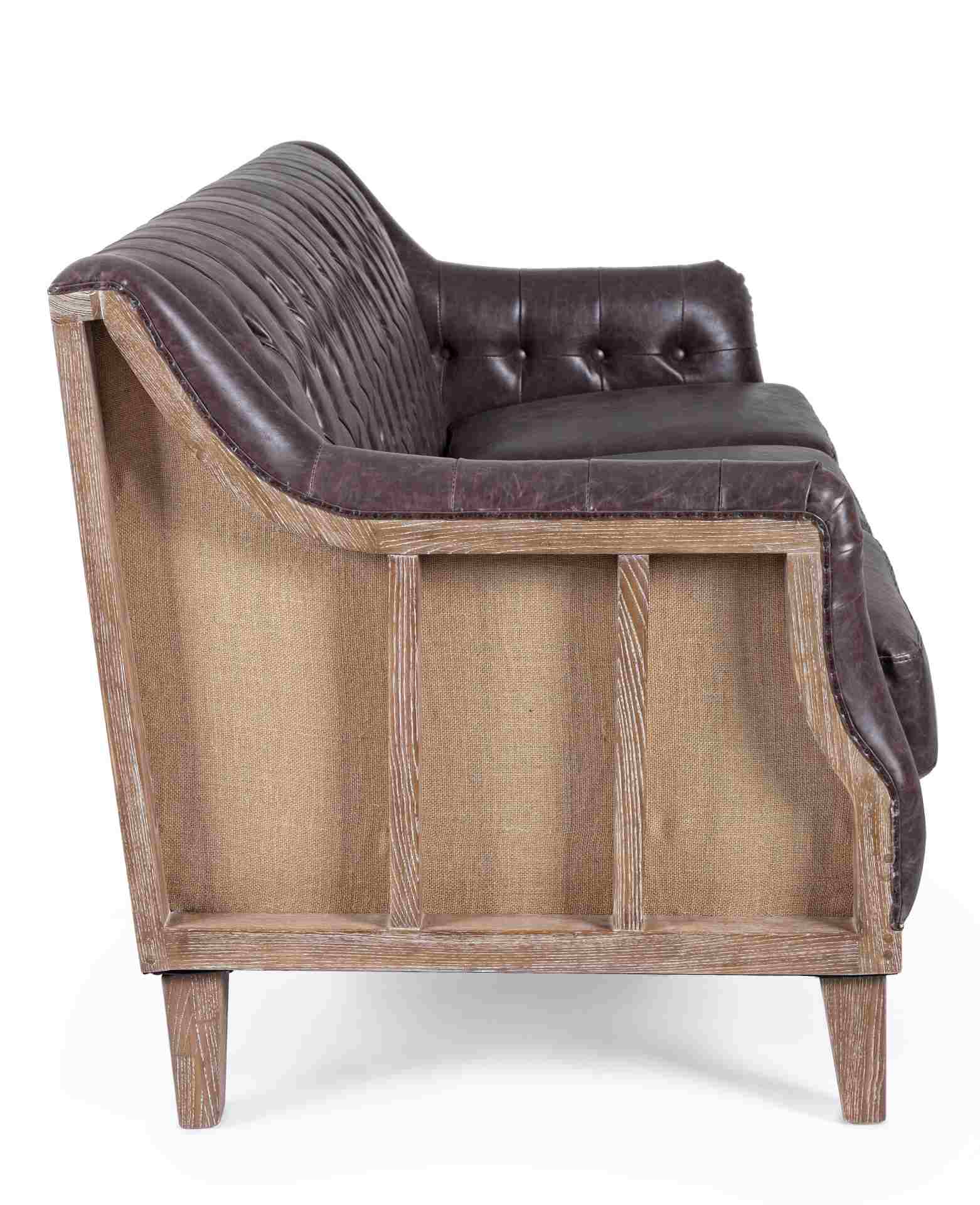 Sofa Raymond aus Kunstleder, 3-Sitzer