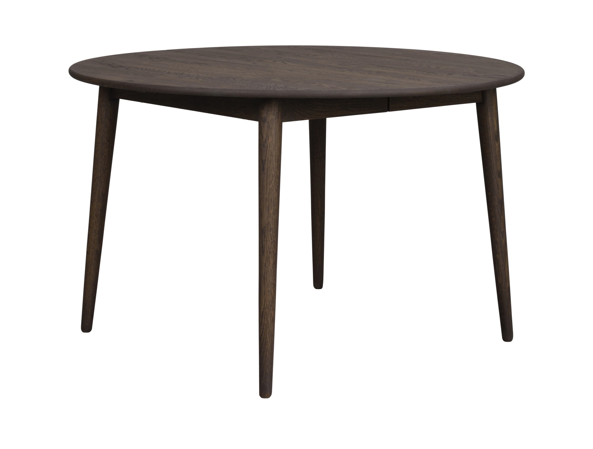 Ausziehtisch Tyler Rund 120/165cm, Eiche Braun