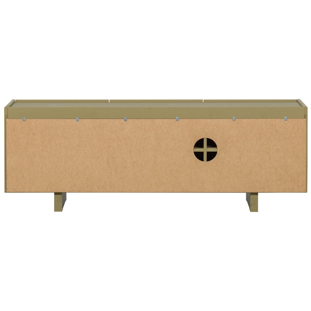 TV-Board Basu aus Kiefernholz 152 cm, Olive