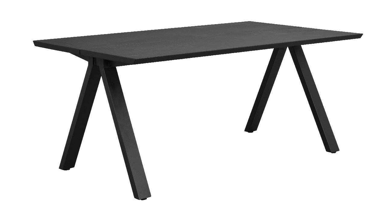 Esstisch Carradale A-Gestell, Eiche Schwarz, 170x100cm