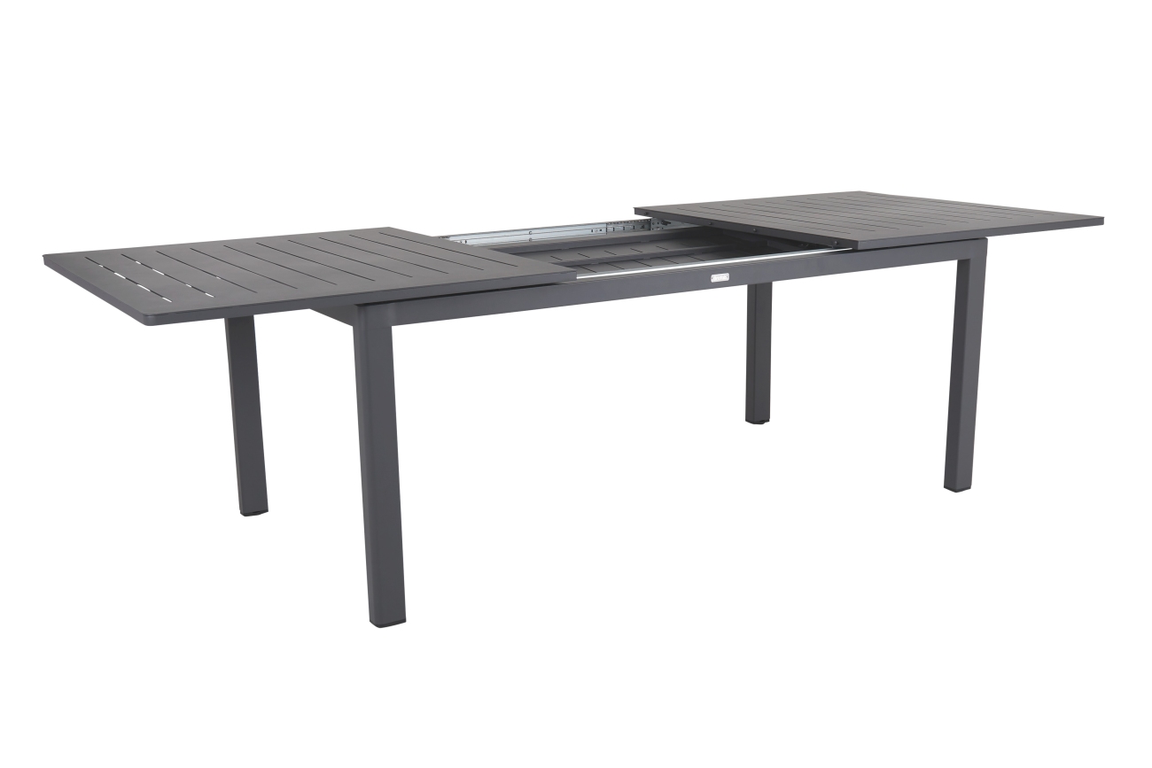 Gartenesstisch Lomma, 194-312x100 cm, Anthrazit