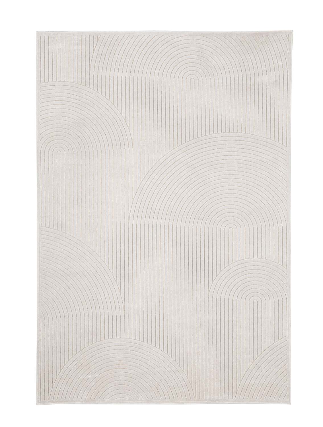 Teppich Klab aus Viskose 160x230 cm, Beige