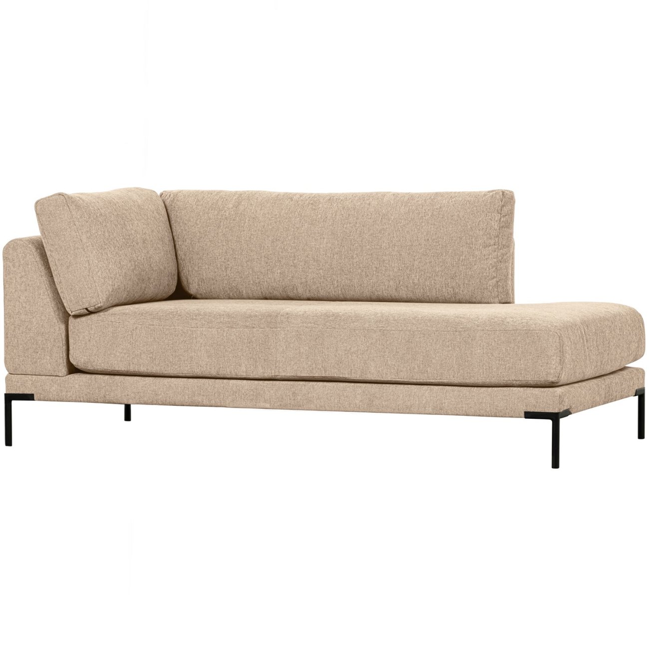 Modulsofa Couple Lounge-Element Rechts, Natur