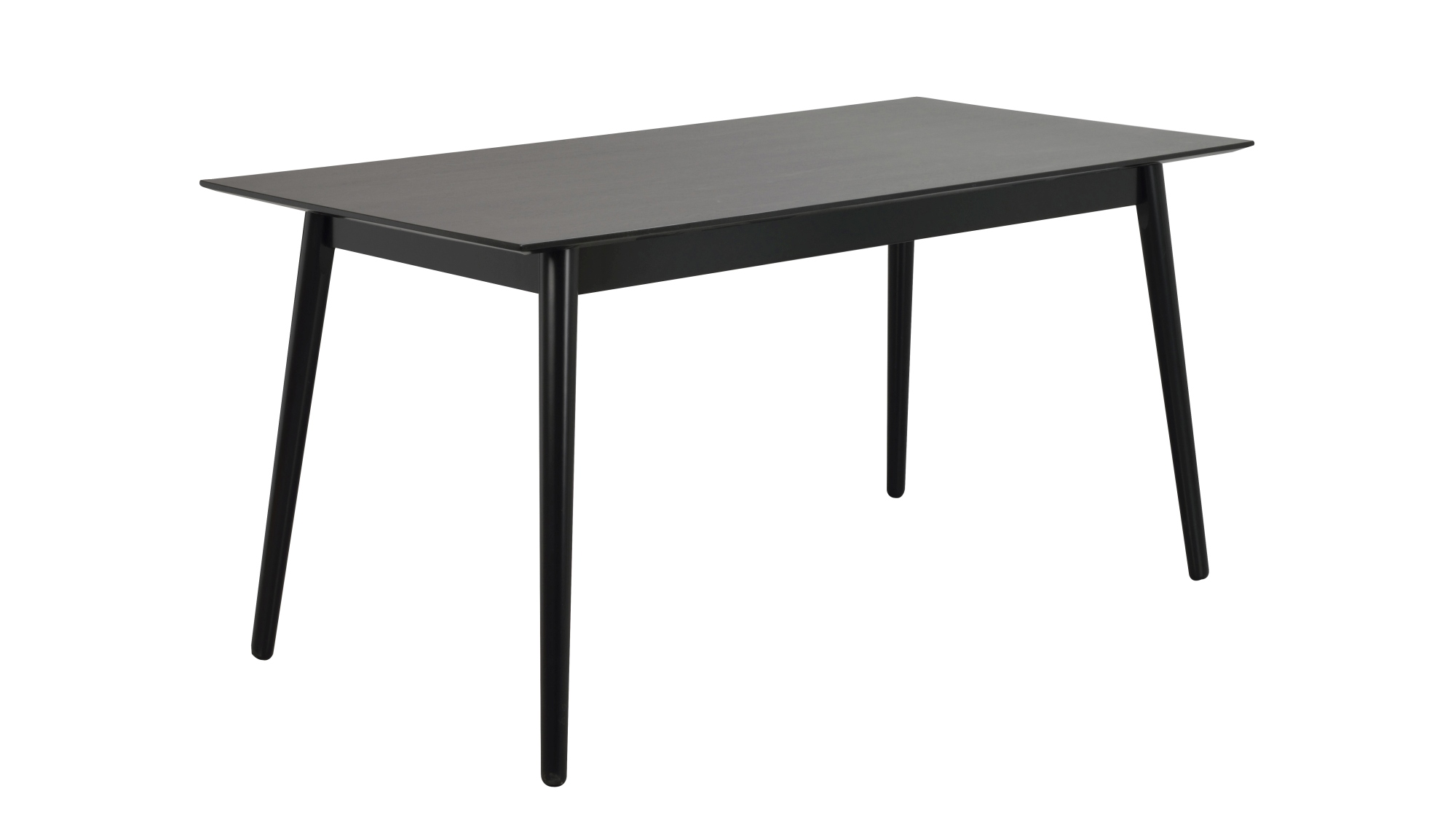 Esstisch Lotta 140x90cm, Esche Schwarz