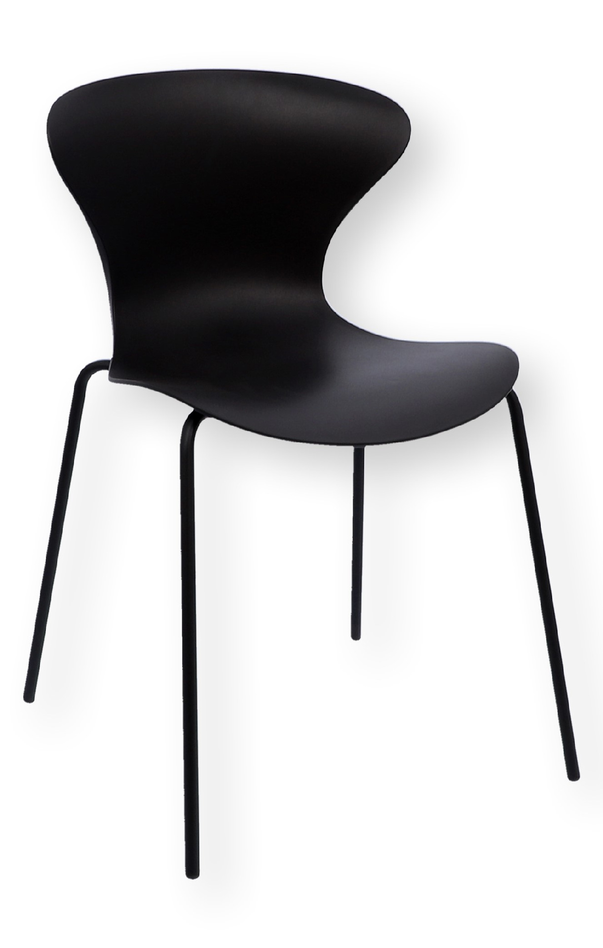 Stuhl stapelbar, Schwarz Schwarz | F71003110100 Riva, |