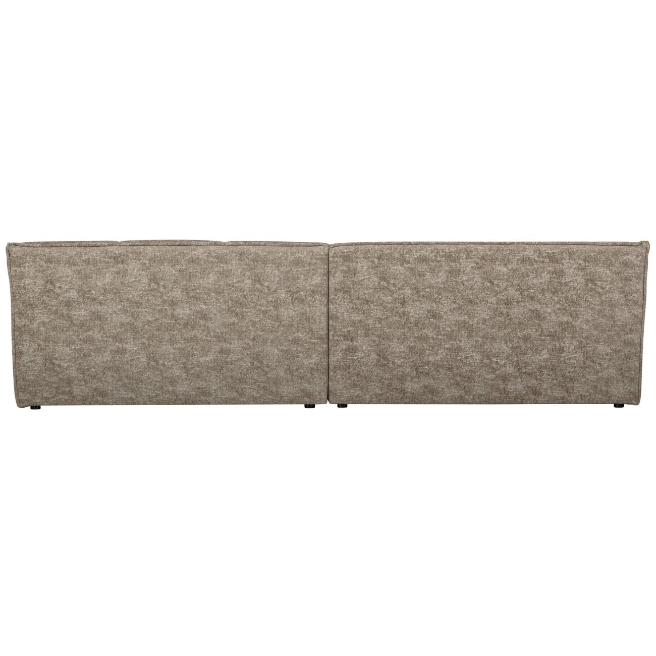 Sofa Timor aus Chenille-Stoff, Natur