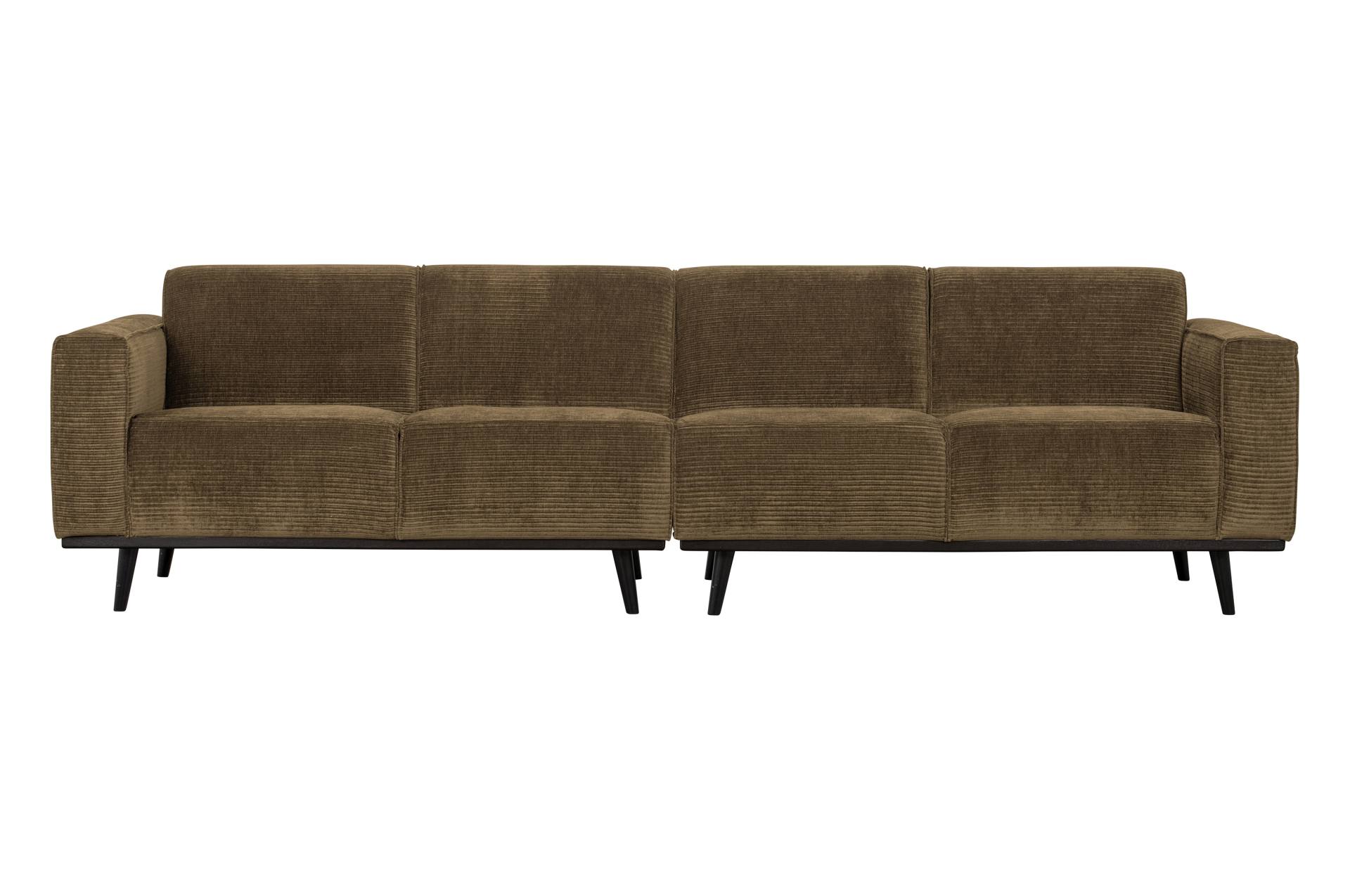 Sofa Statement L aus gewebten Jacquard, Braun