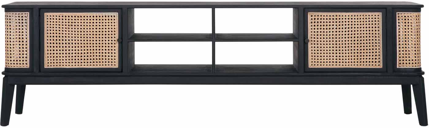 TV Board Raffles aus Rattan, 213cm