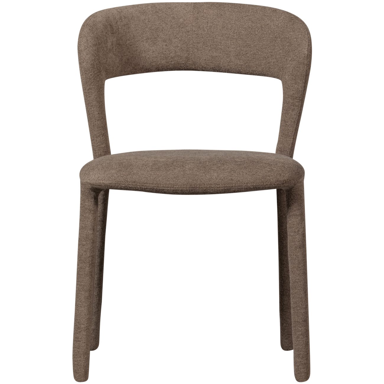 Esszimmerstuhl Noble aus Webstoff, Taupe