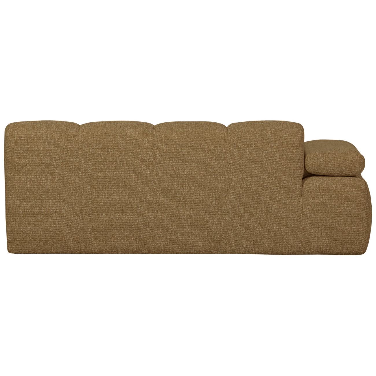 Modulsofa Mojo Boucle 2er Arm-Links, Gelb/Braun