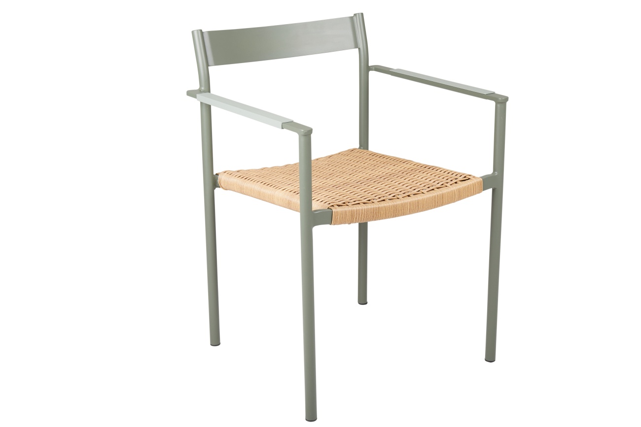 Gartenstuhl DK mit Armlehne, Nordic Green
