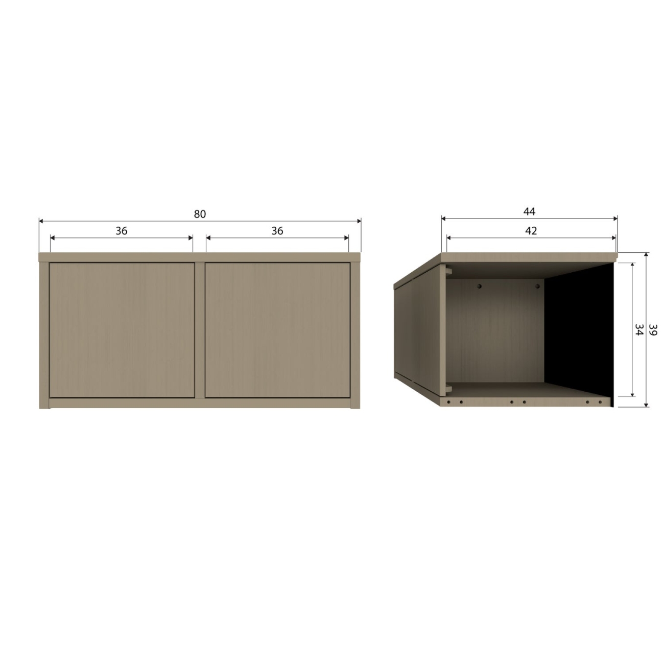 Bank Turner aus Kiefernholz, 80 cm