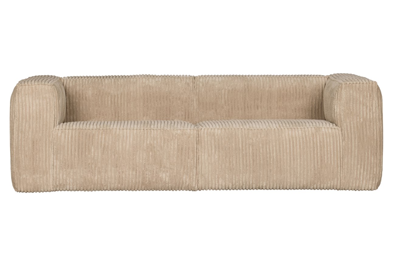 3,5 Sitzer Bean mit Cordbezug, Sand