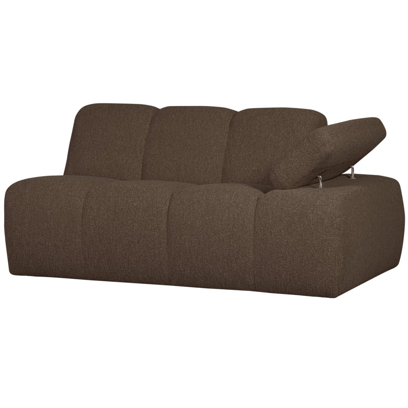 Modulsofa Mojo Boucle 1,5er Arm-Rechts, Braun