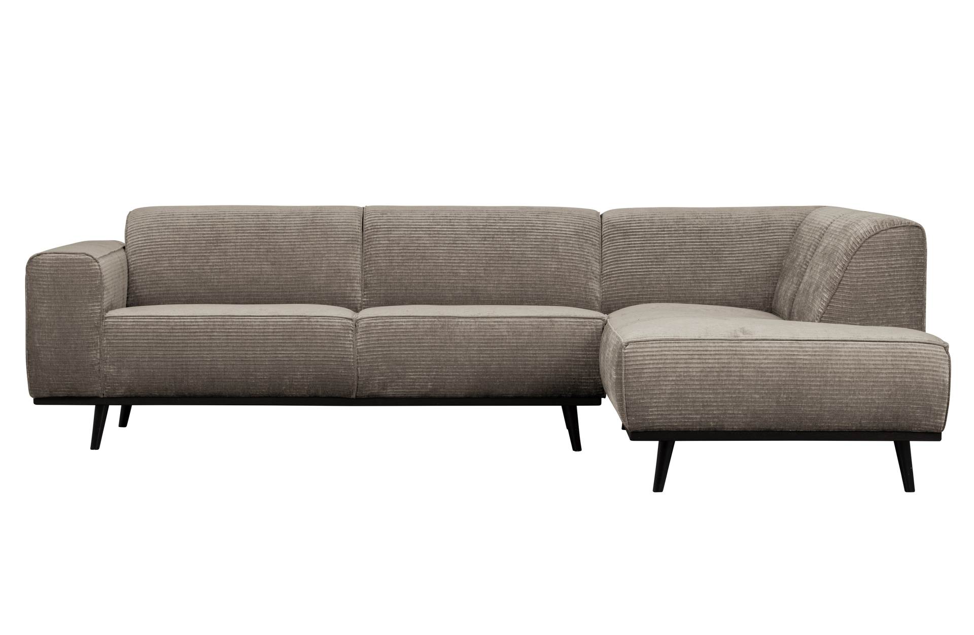 Ecksofa Statement aus gewebten Jacquard Rechts, Beige