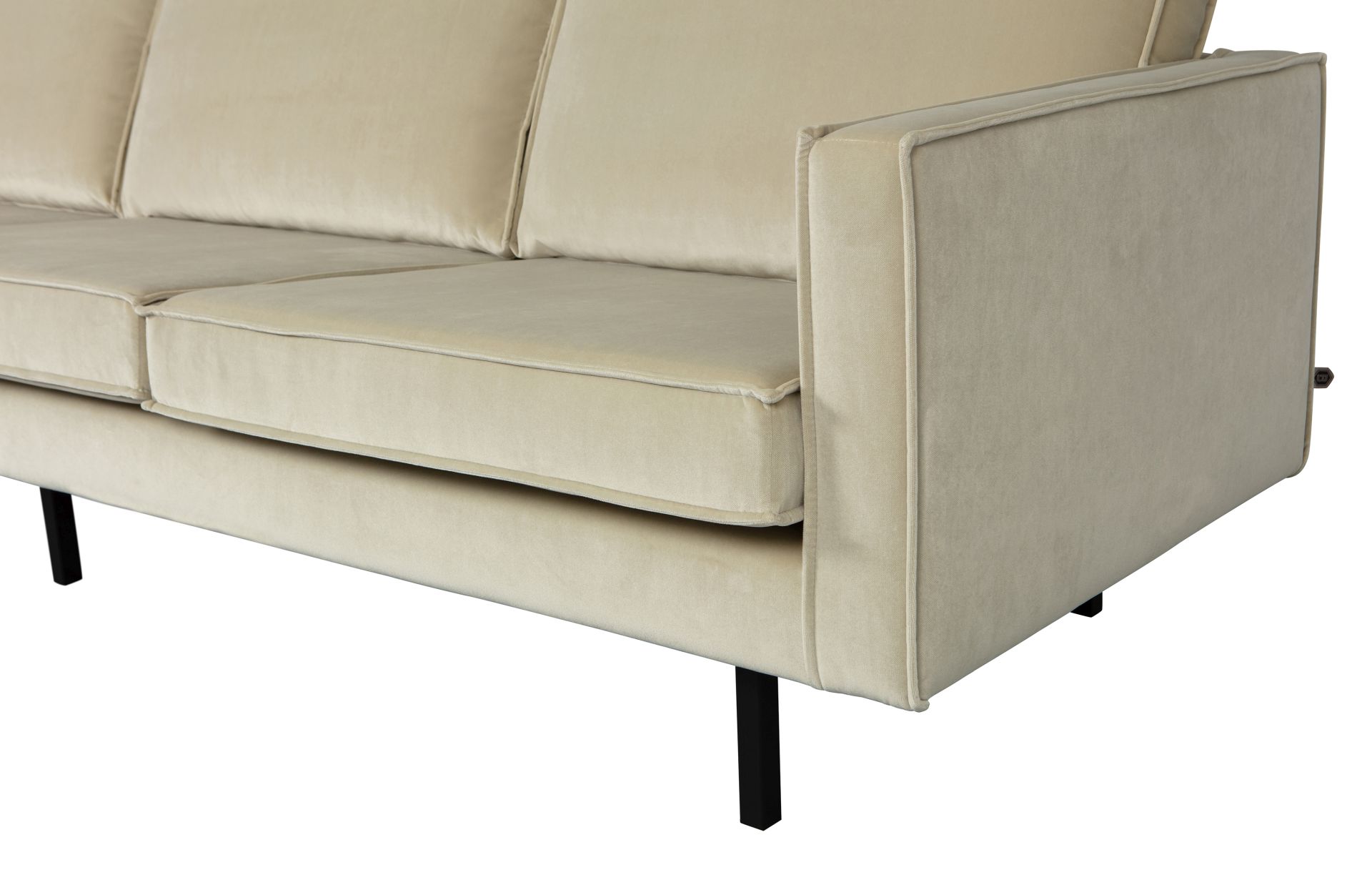 Rodeo Sofa 3-Sitzer Samt, Pistazie