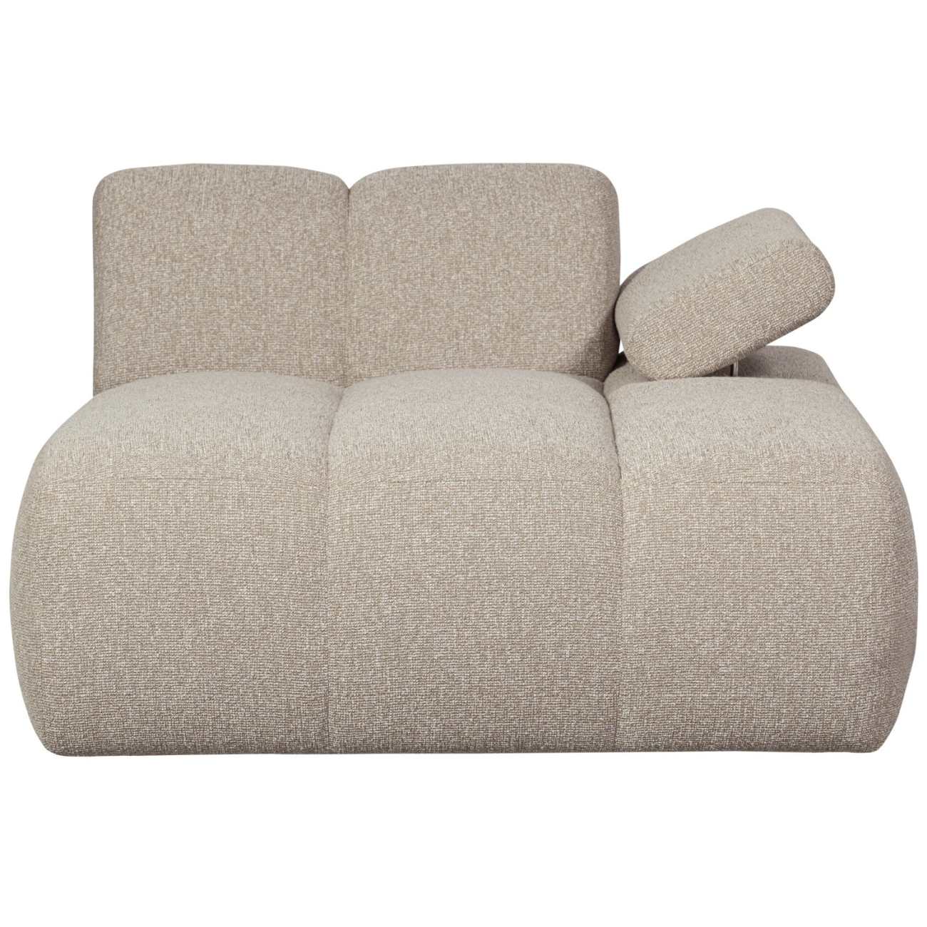 Modulsofa Mojo Boucle Chaiselongue-Rechts, Beige