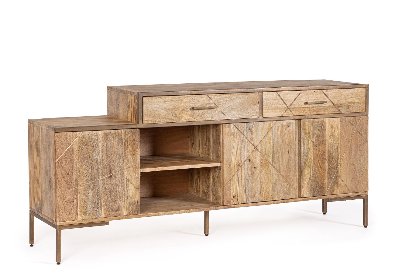 Sideboard Jaidev aus Mangoholz, 175 cm