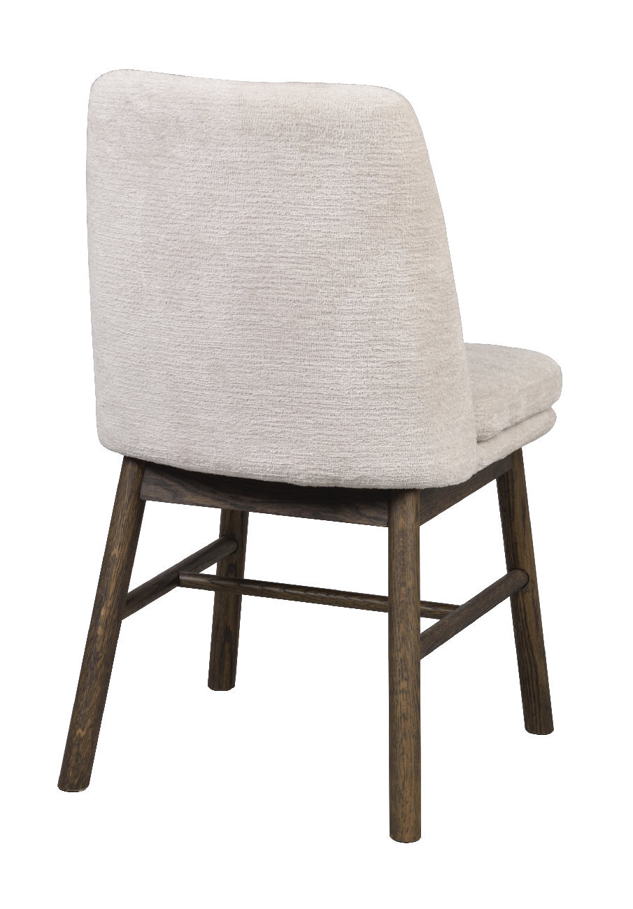 Stuhl Amesbury Beige, Gestell Eiche braun