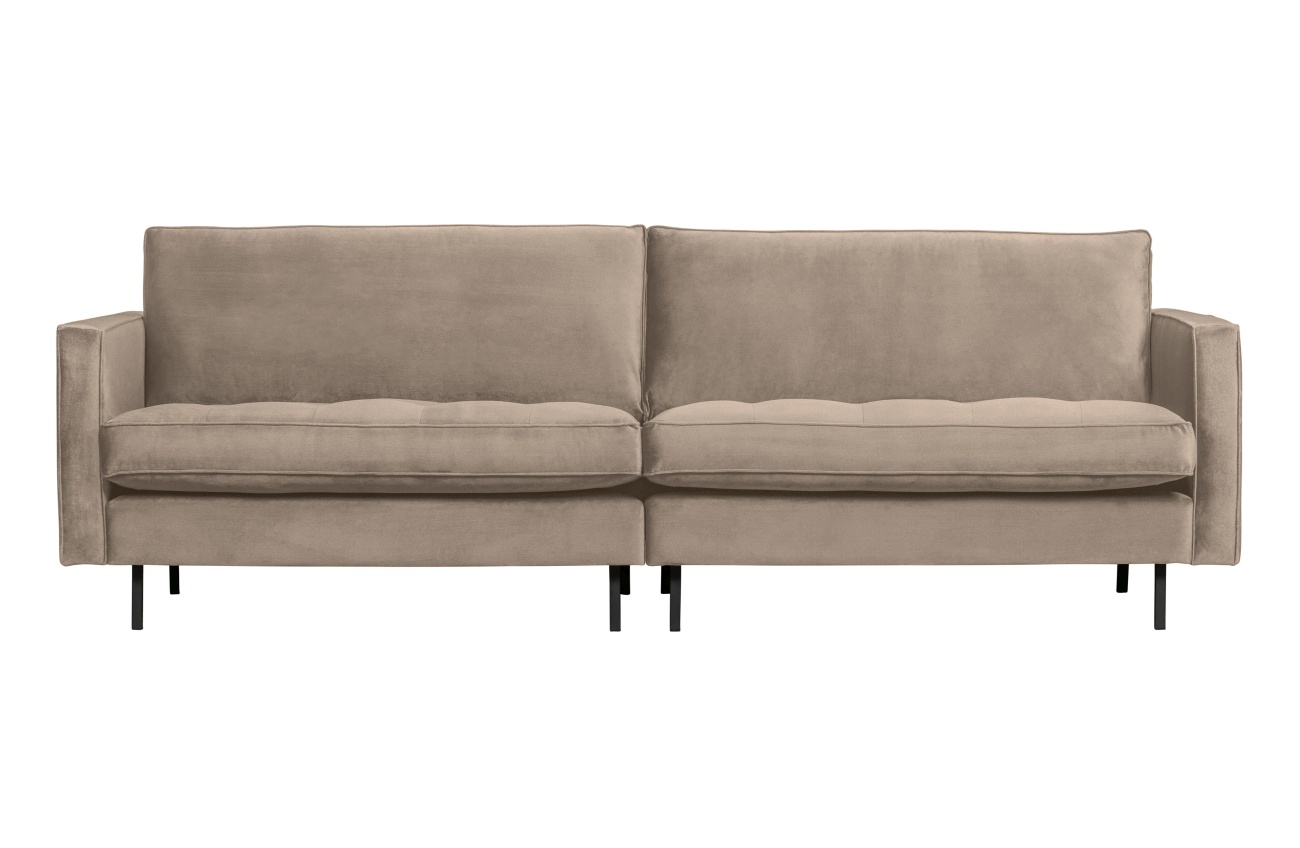 Sofa Rodeo Classic 3 Sitzer Samt, Kaki