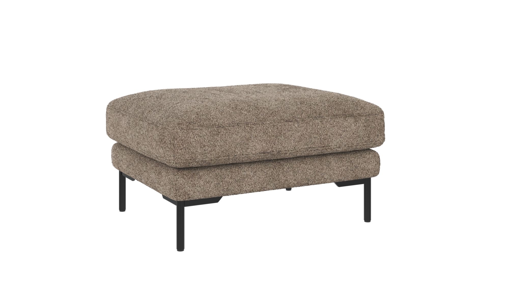 Hocker Corwin, Bezug Anna Dunkelbeige