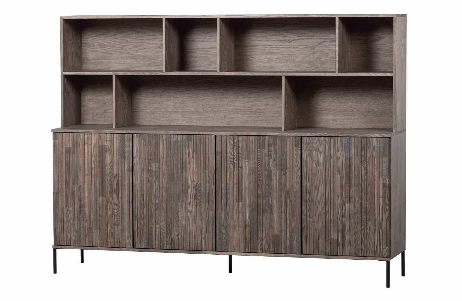 Wandschrank Gravure aus Eschenholz, Espresso Wandschrank Gravure aus Eschenholz, Espresso