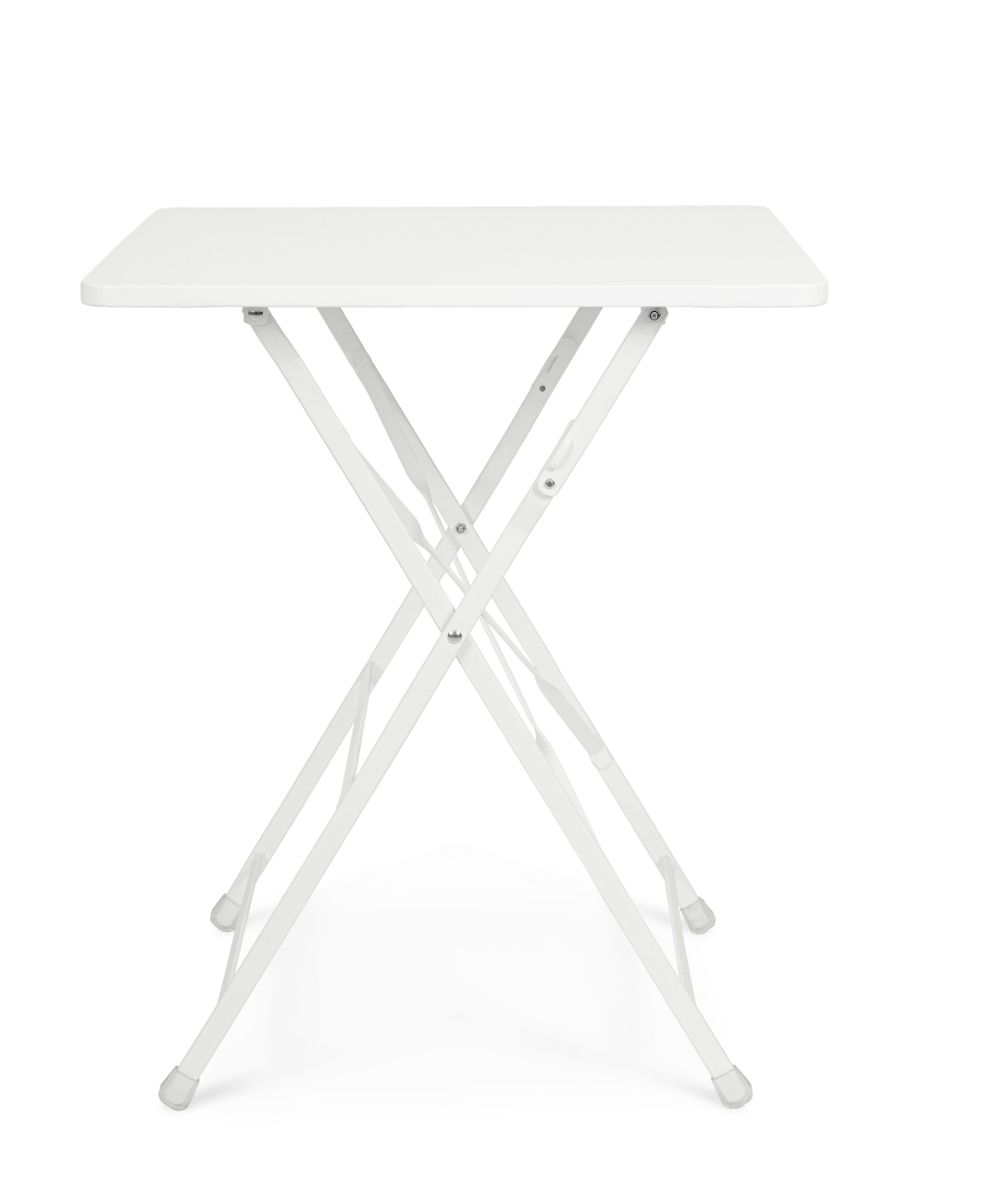 Gartentisch Yasmin aus Metall 60x60 cm, Weiß