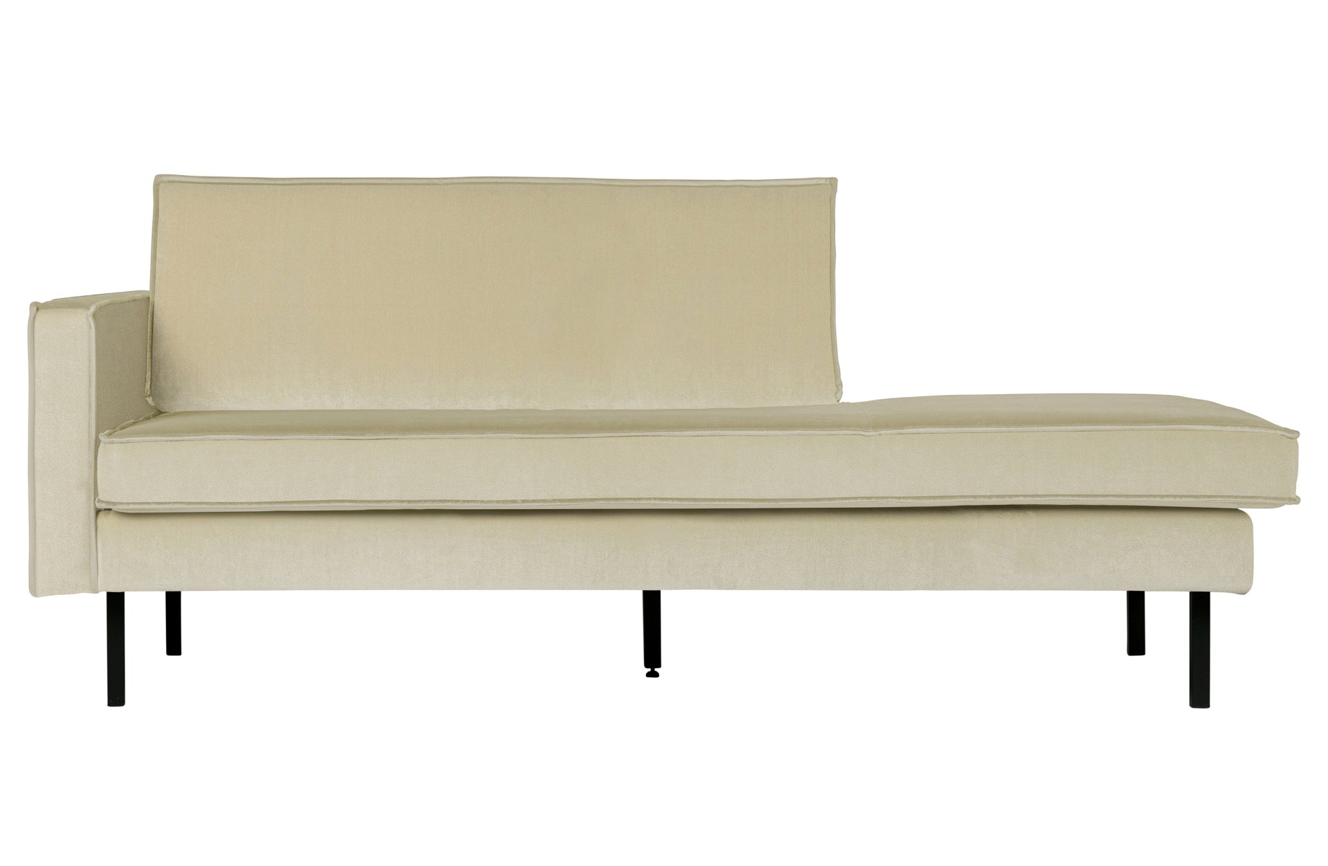 Recamiere Rodeo Daybed Samt, links Pistazie