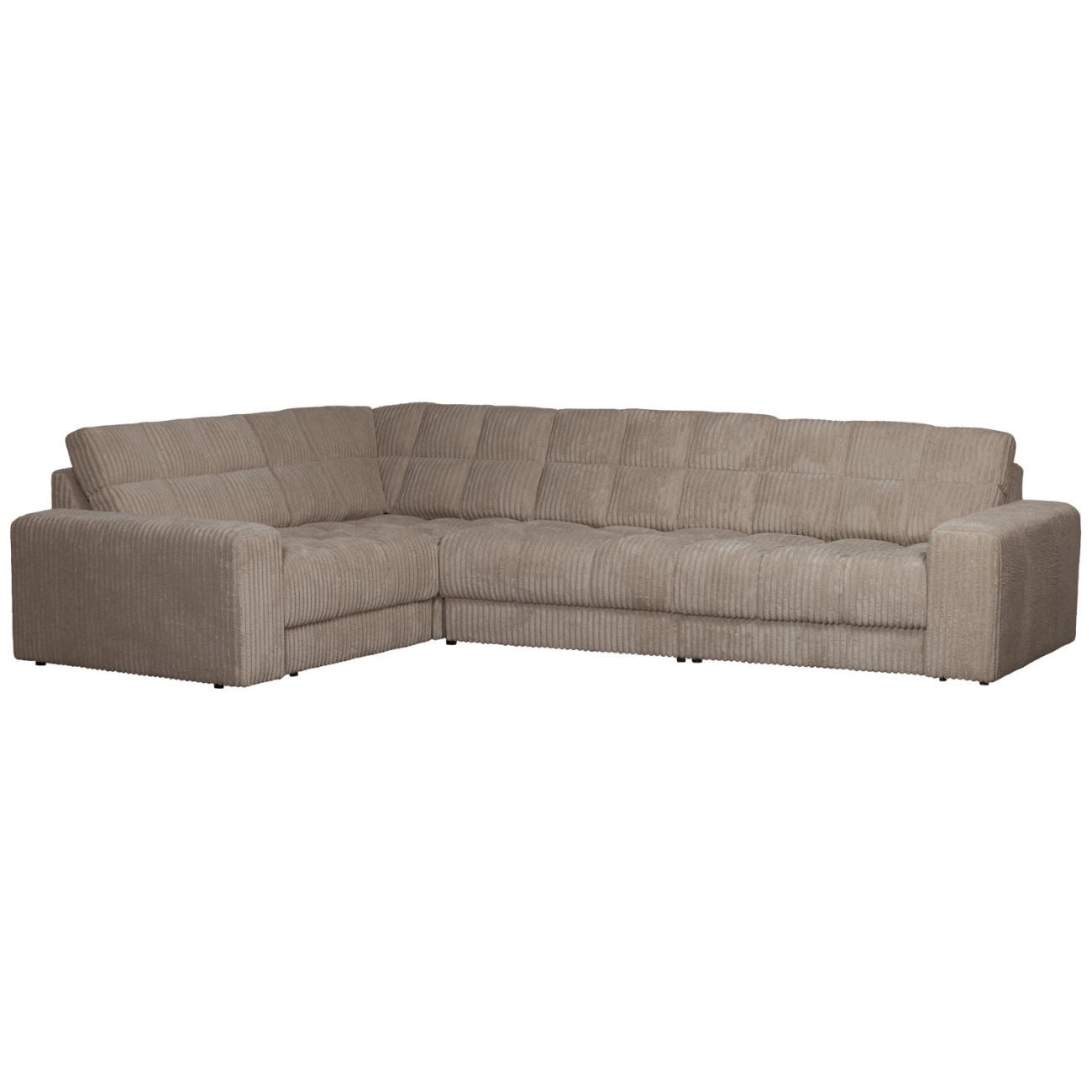 Ecksofa Date mit Cordbezug Links, Mud