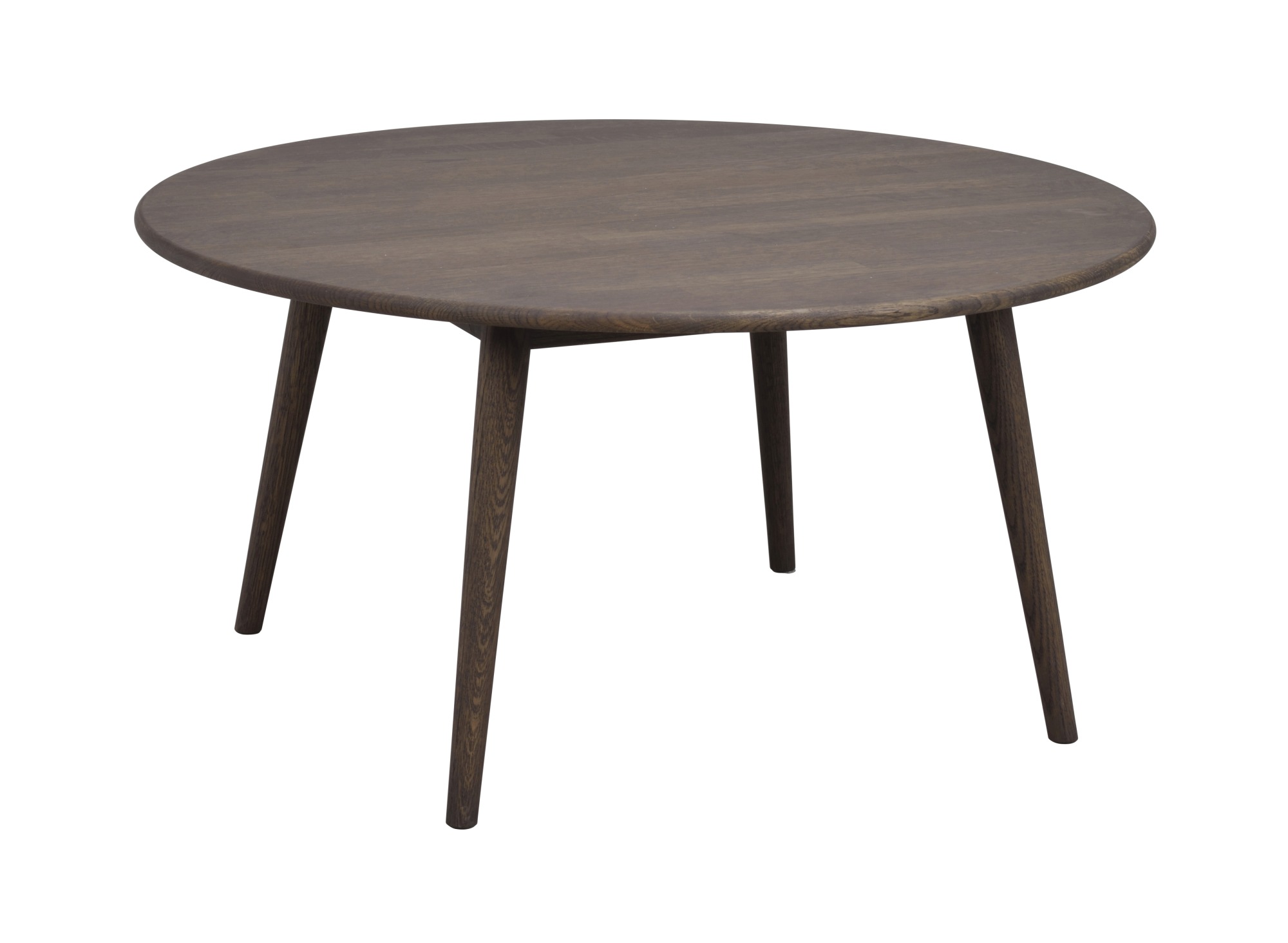 Couchtisch Tompkins Rund 90cm, Eiche Braun