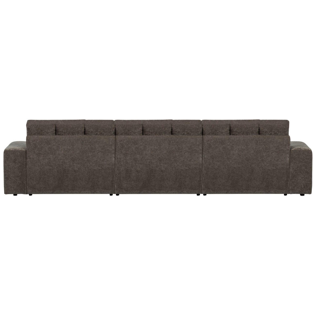 Chaiselongue Date aus Webstoff Links, Grau