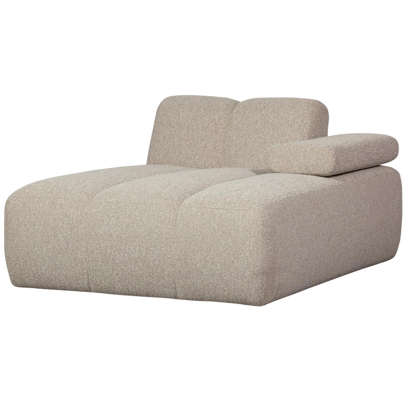 Modulsofa Mojo Boucle Chaiselongue-Rechts, Beige