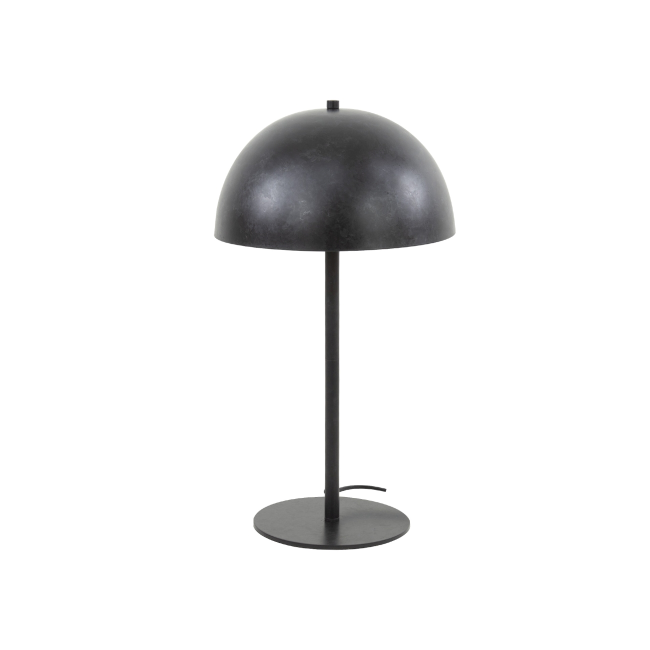 Tischleuchte Fokupel mit LED, 2-flammig - Metall in Anthrazit, Ø 30 cm