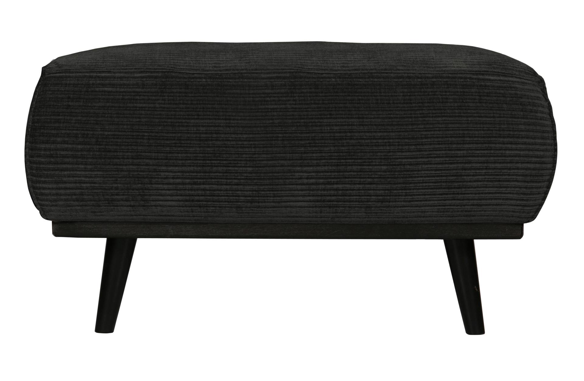 Hocker Statement aus gewebten Jacquard, Graphit