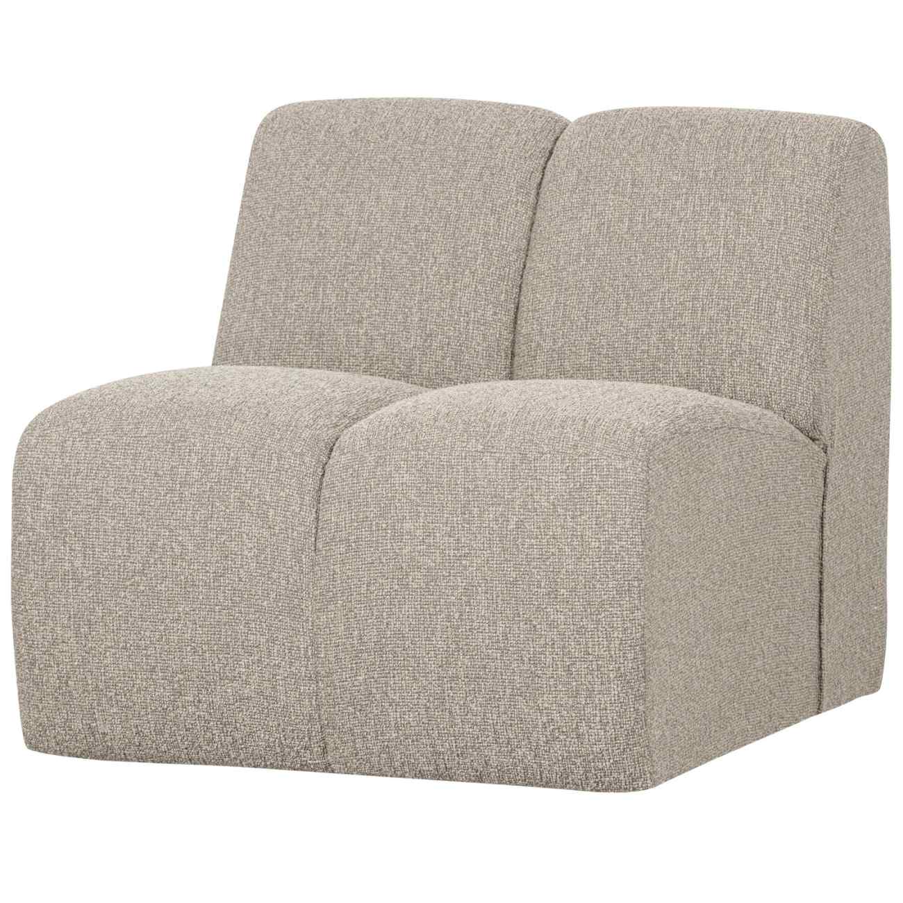 Modulsofa Mojo Boucle Einzel-Element, Beige