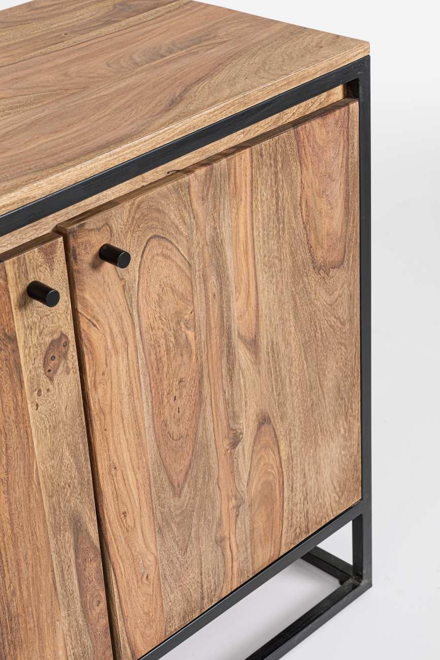 Sideboard Nartan aus Sheesham-Holz, 3 Türen