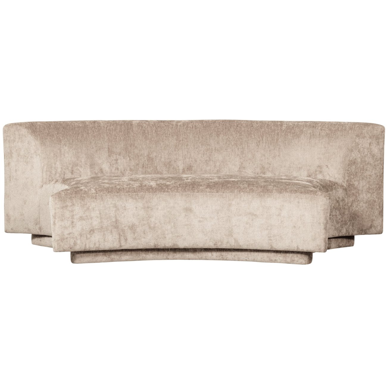 Sofa Popular aus Chenille-Stoff, Natur