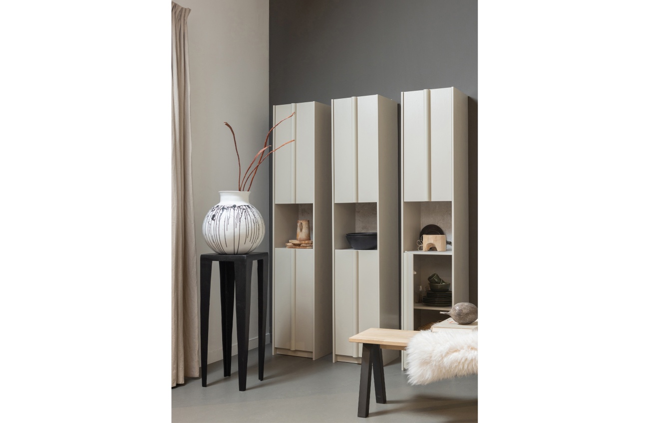 Schrank Basu 40 cm aus Kiefernholz, Natur