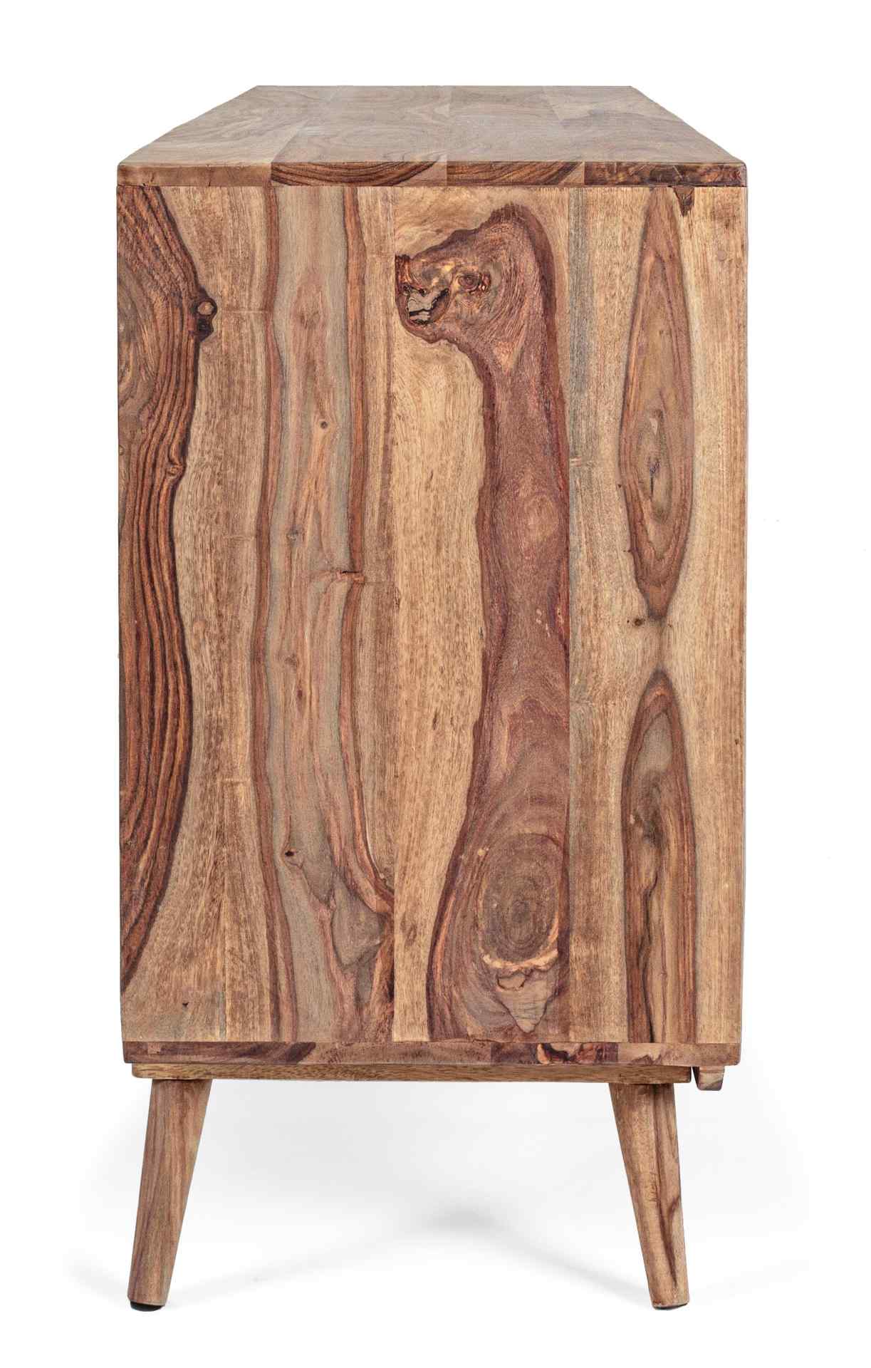 Sideboard Kant aus Sheeshamholz, 145 cm