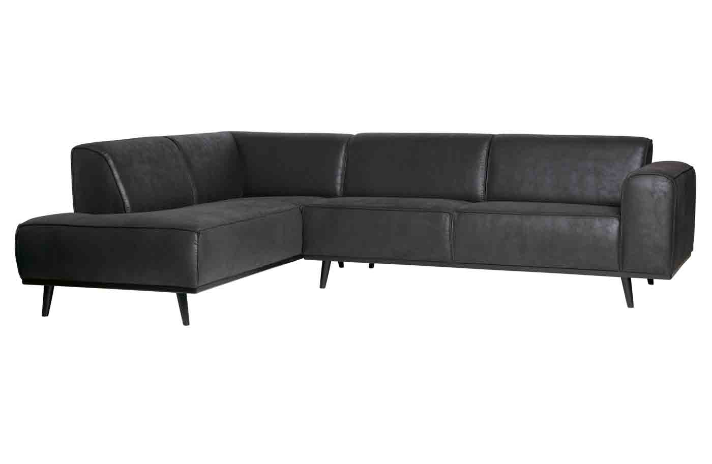 Ecksofa Statement Kunstleder, links