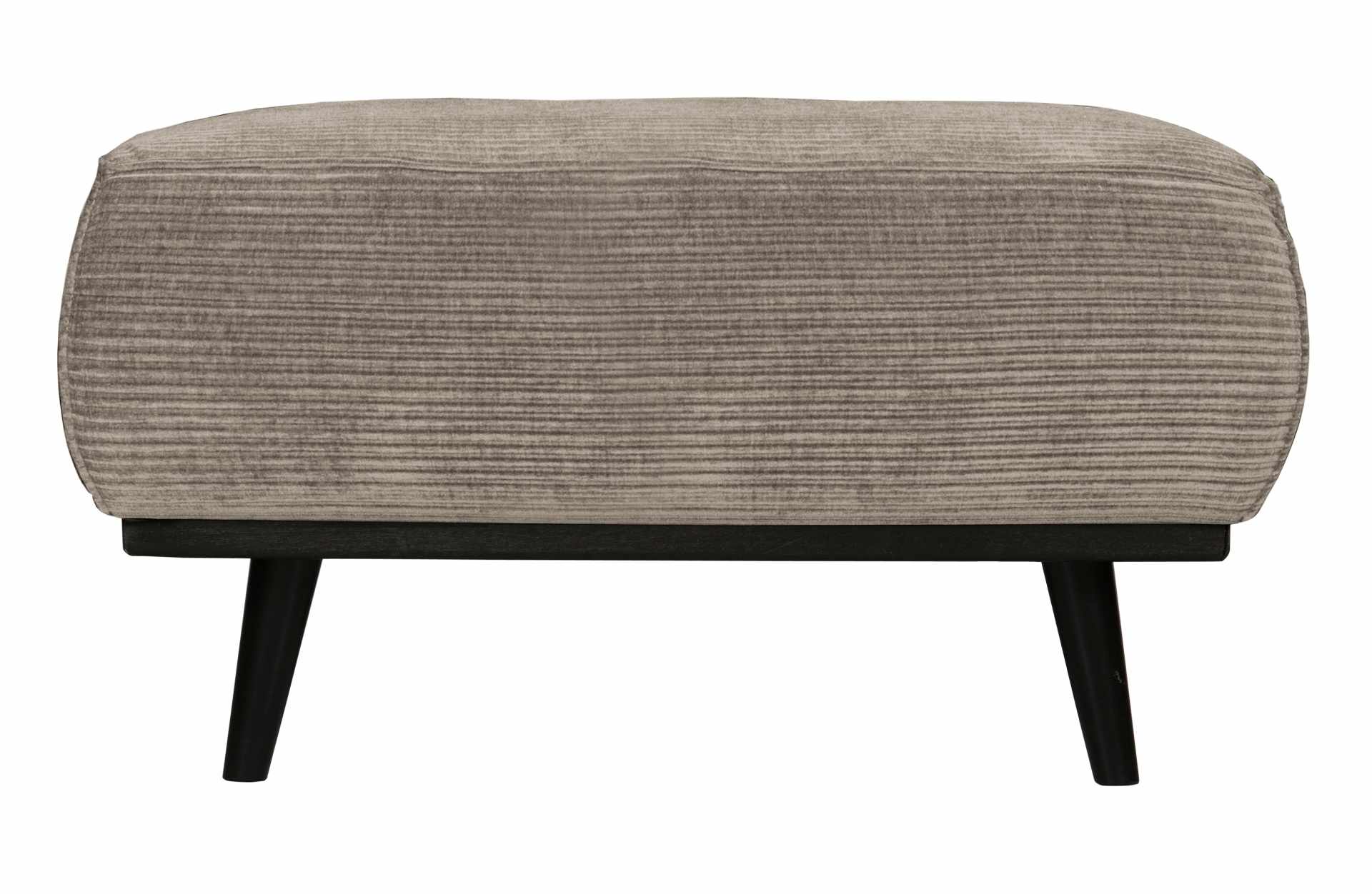 Hocker Statement aus gewebten Jacquard, Beige